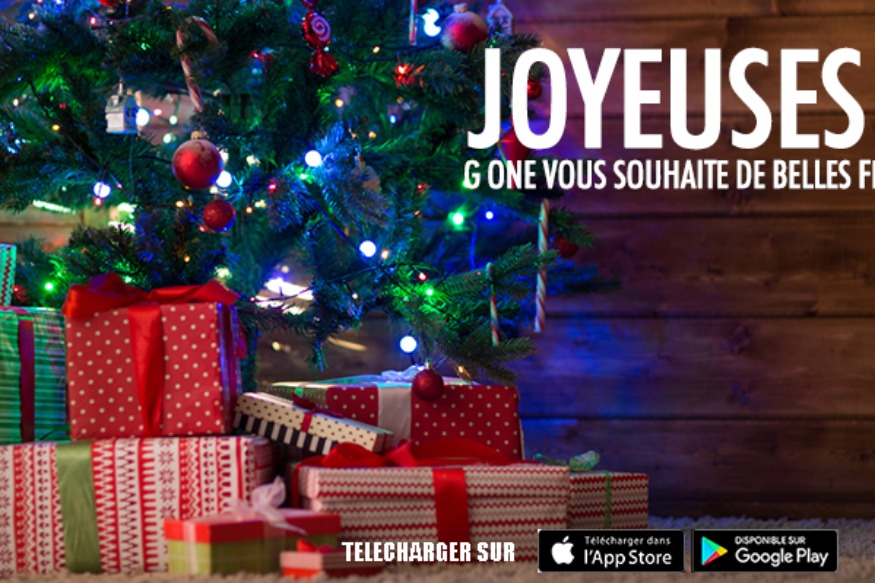 G One VOUS SOUHAITE DE JOYEUSES FÊTES !